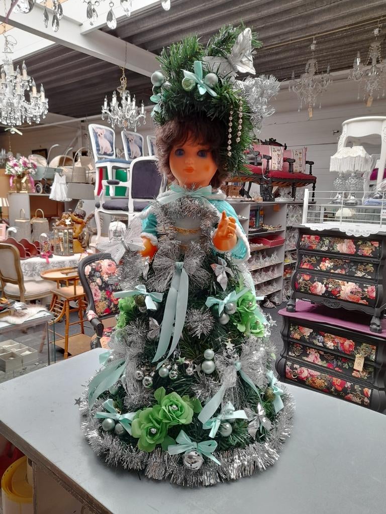 Mooie kerst pop incl verlichting, Ophalen of Verzenden