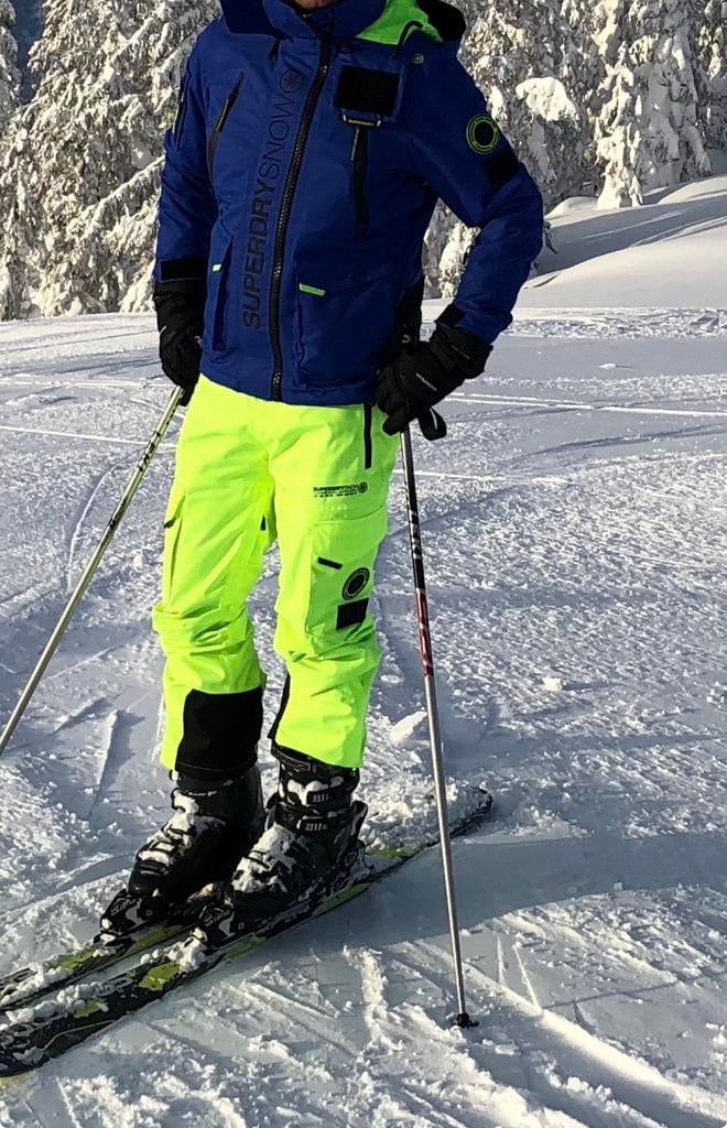Superdry skibroek Maat L, Ophalen of Verzenden, Zo goed als nieuw, Broek