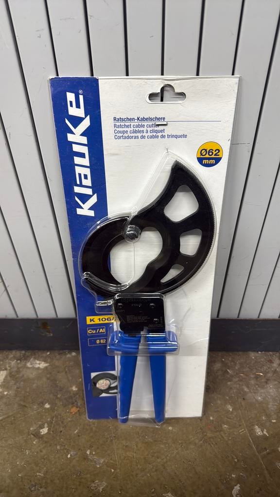 Klauke k106/2 kabelschaar 62mm, Doe-het-zelf en Verbouw, Gereedschap | Handgereedschap, Ophalen of Verzenden, Nieuw