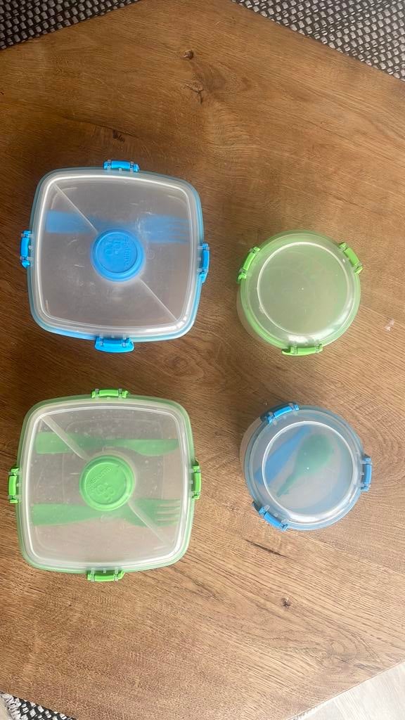 Sistema salade en ontbijt to go, Huis en Inrichting, Ophalen of Verzenden, Zo goed als nieuw, Overige typen