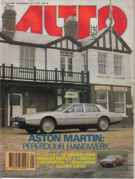 Autovisie 12 1984 : Saab 9000 - Lincoln Continental - Ford, Ophalen of Verzenden, Gelezen, Algemeen