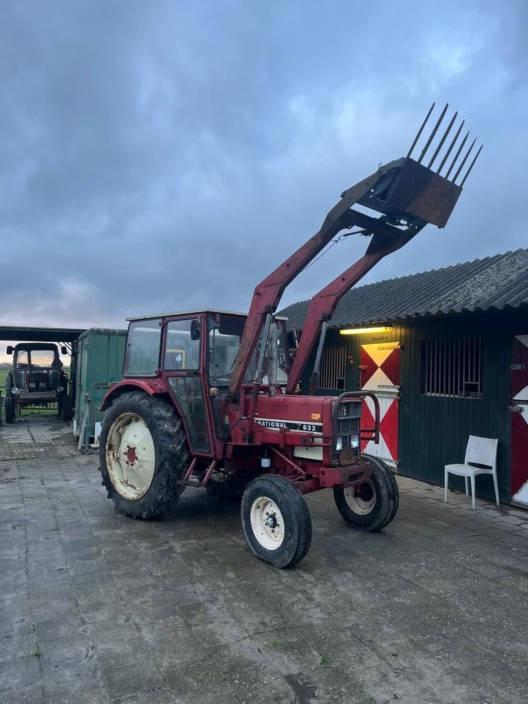 Unieke Case International 633 met voorlader, Ophalen of Verzenden, Gebruikt, Tot 80 Pk, Case IH