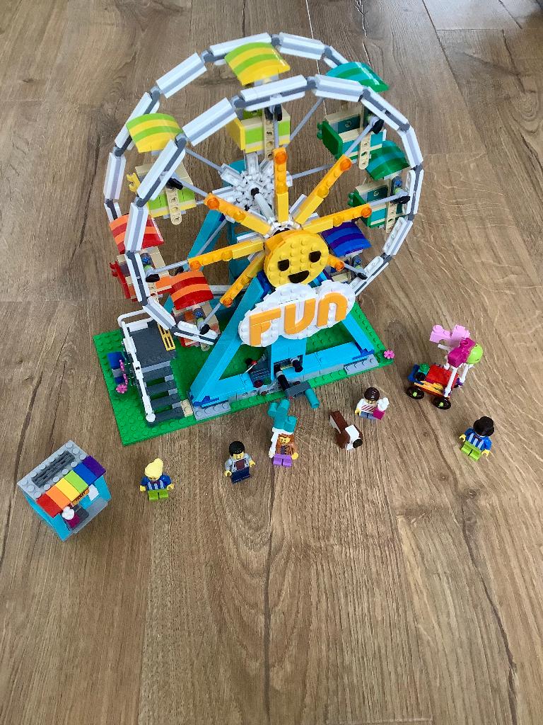 Lego Creator 3in1 31119 Ferris Wheel - Reuzenrad, Lego, Ophalen of Verzenden, Zo goed als nieuw, Compleet