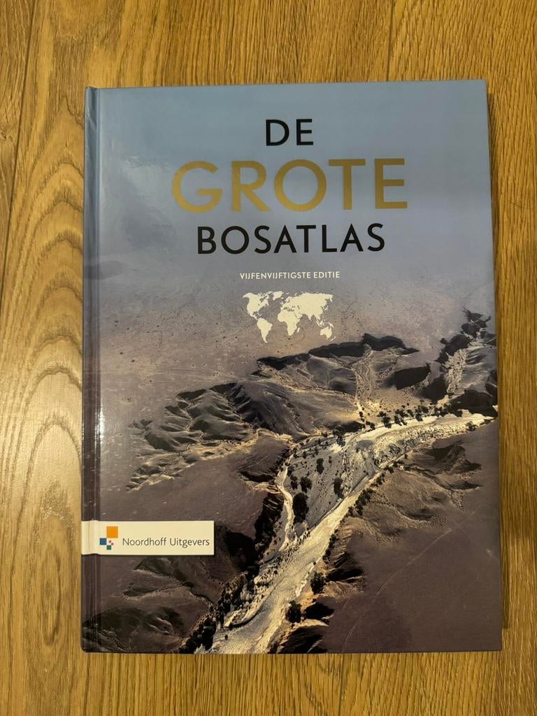 Grote Bosatlas 55e editie, Boeken, Atlassen en Landkaarten, Bosatlas, 2000 tot heden, Ophalen of Verzenden, Zo goed als nieuw