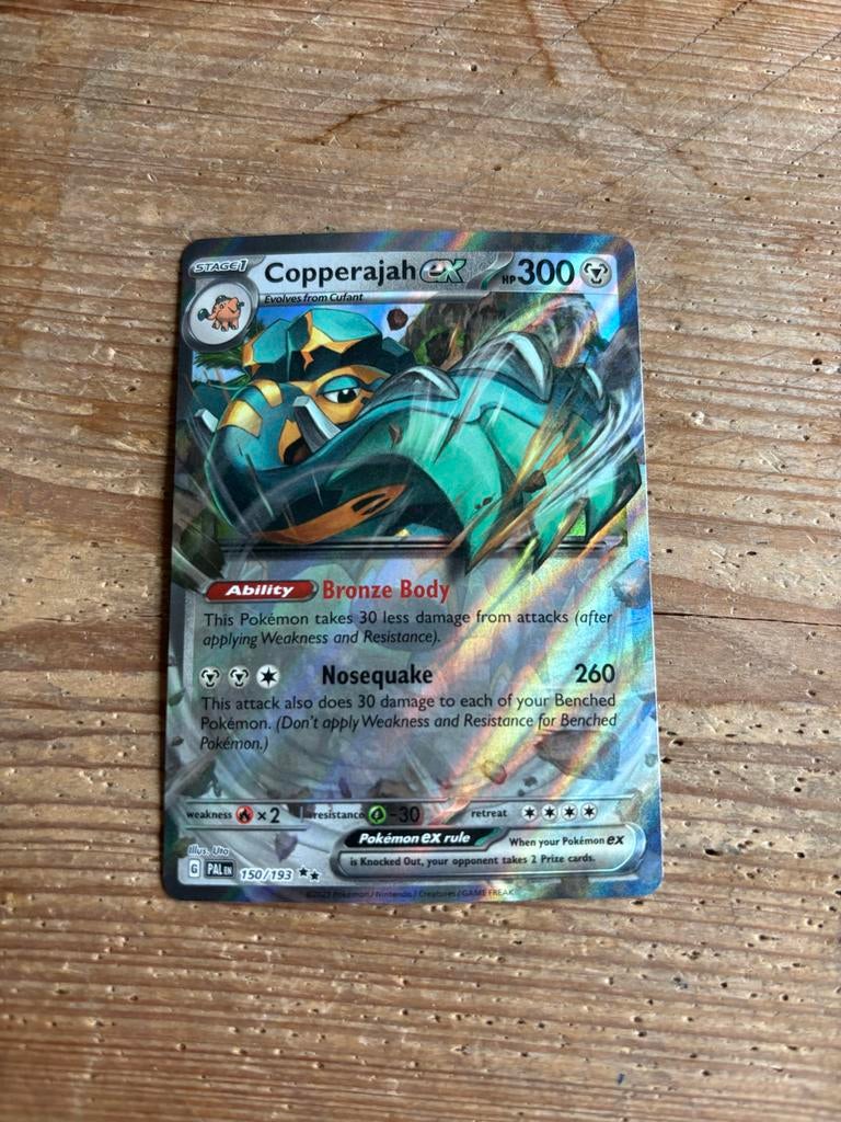 Copperajah ex Pokémon kaart, Ophalen of Verzenden, Gebruikt, Losse kaart, Foil