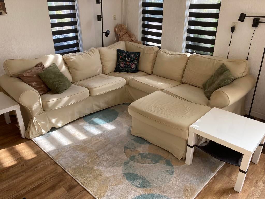 Gratis Ektorp hoekbank, Ophalen, Gebruikt, Stof