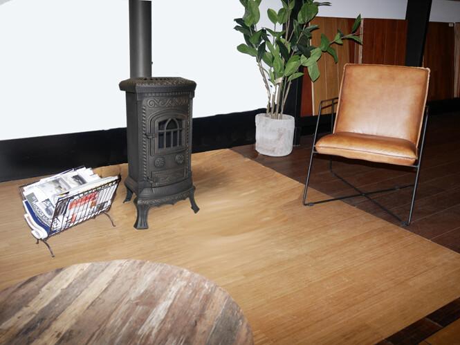 Gietijzeren Houtkachel | Nordflam Plato Patina (6 KW), Huis en Inrichting, Kachels, Niet ingevuld, Niet ingevuld, Ophalen of Verzenden