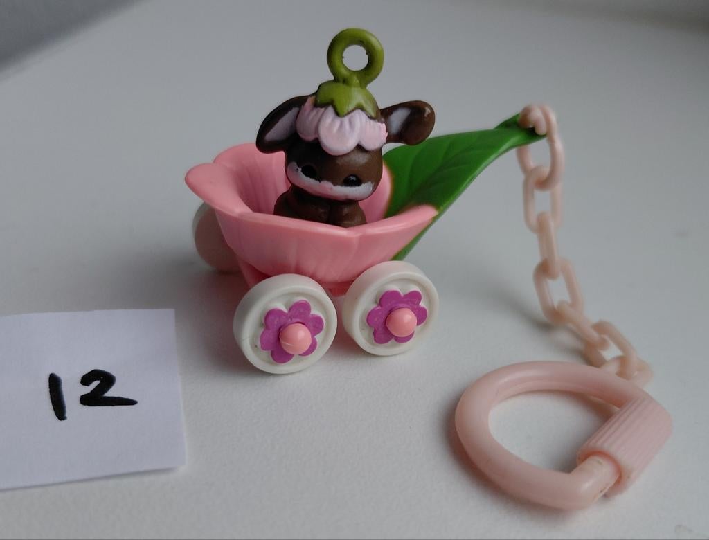 Charmkins Dufti's huppelhaas met bloemenwagentje, Verzamelen, Poppetjes en Figuurtjes, Ophalen of Verzenden, Gebruikt