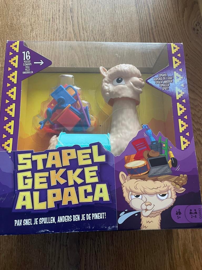In verpakking: Nieuw Spel "Stapelgekke Alpaca" vanaf 5 jaar, Drie of vier spelers, Ophalen, Nieuw