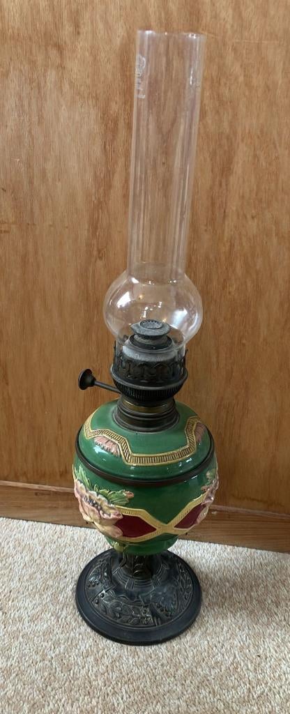 Antieke olielamp, Antiek en Kunst, Antiek | Lampen, Ophalen