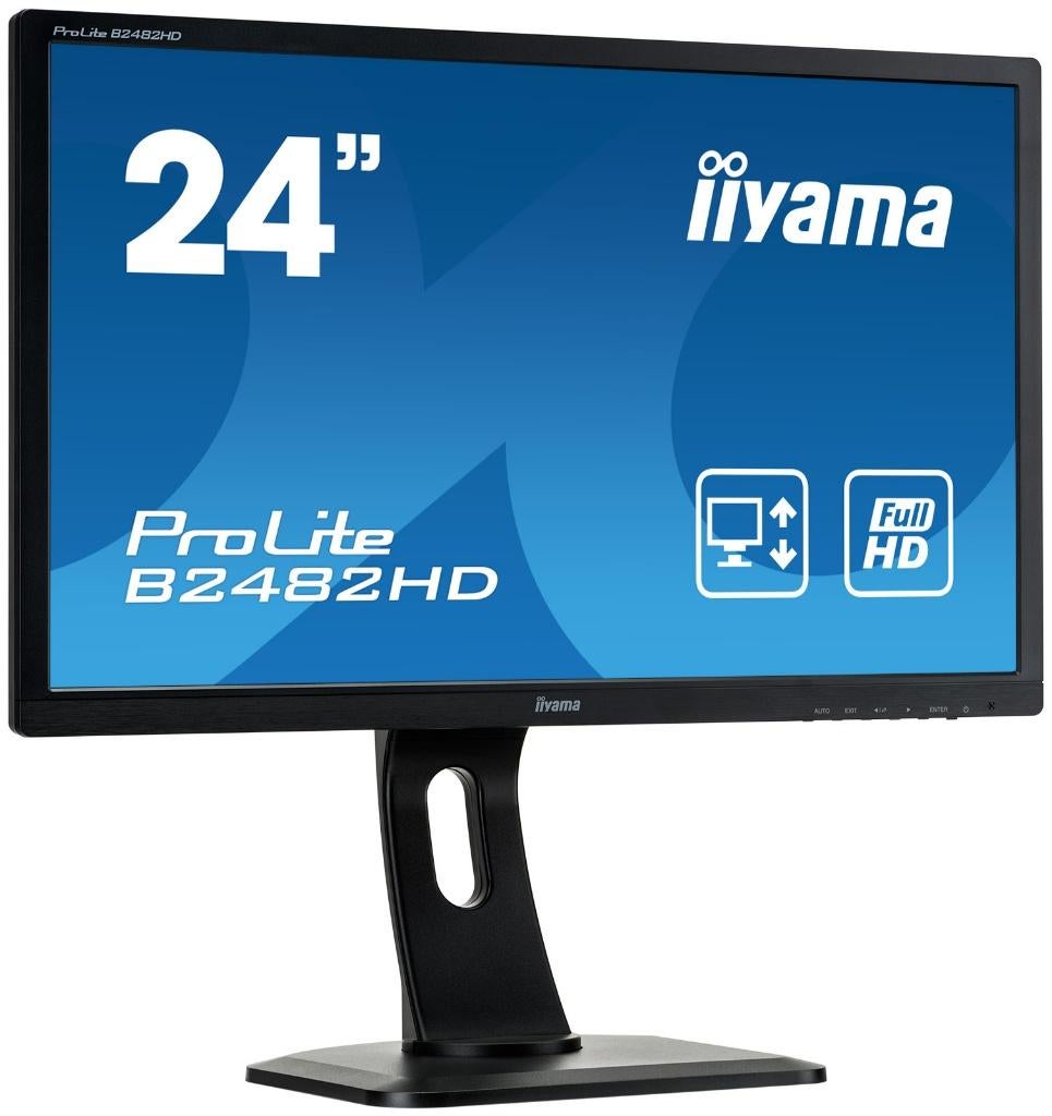 Leuke 24 Inch IIyama Prolite Mooie Nette Staat Incl Kabels, Computers en Software, Monitoren, Zo goed als nieuw, 101 t/m 150 Hz