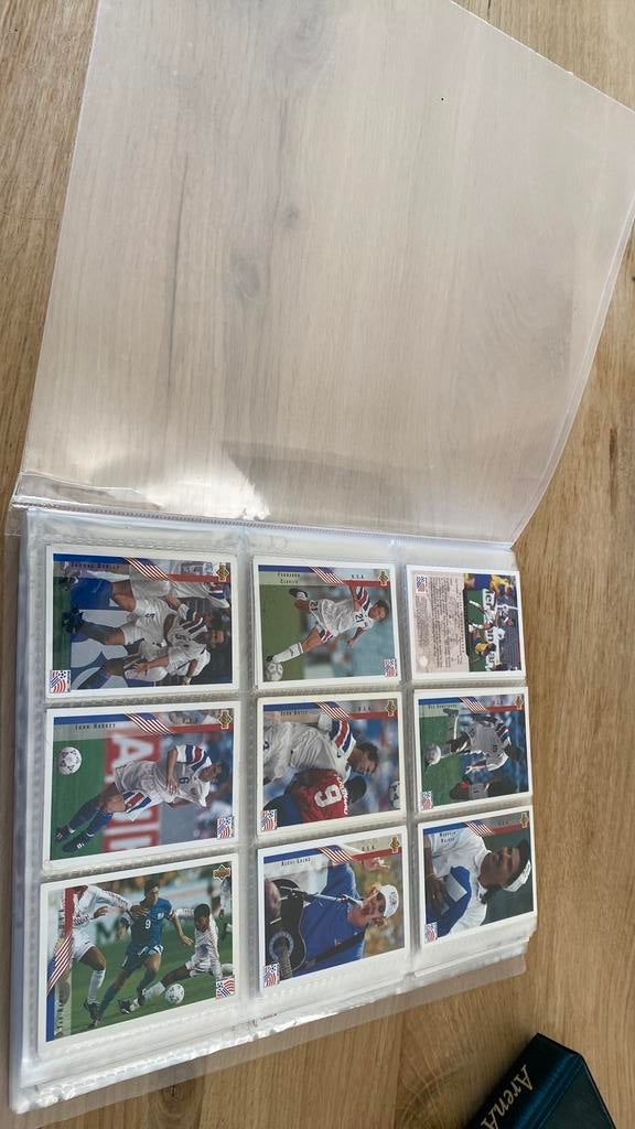 Upperdeck wk 94 voetbalplaatjes panini, Ophalen of Verzenden, Zo goed als nieuw, Buitenlandse clubs, Poster, Plaatje of Sticker