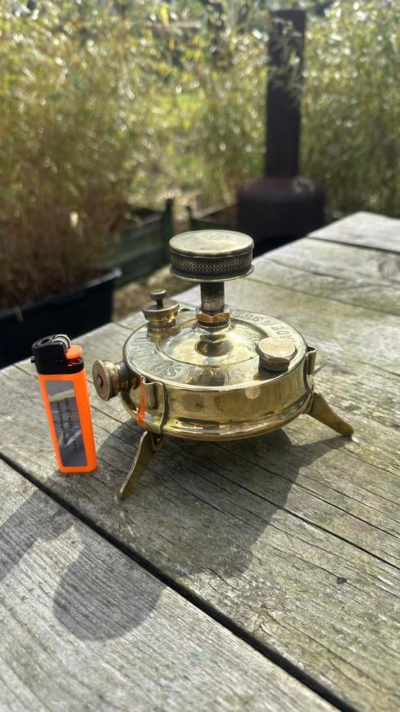 Optimus no.96 kooktoestel, Ophalen of Verzenden, Koper