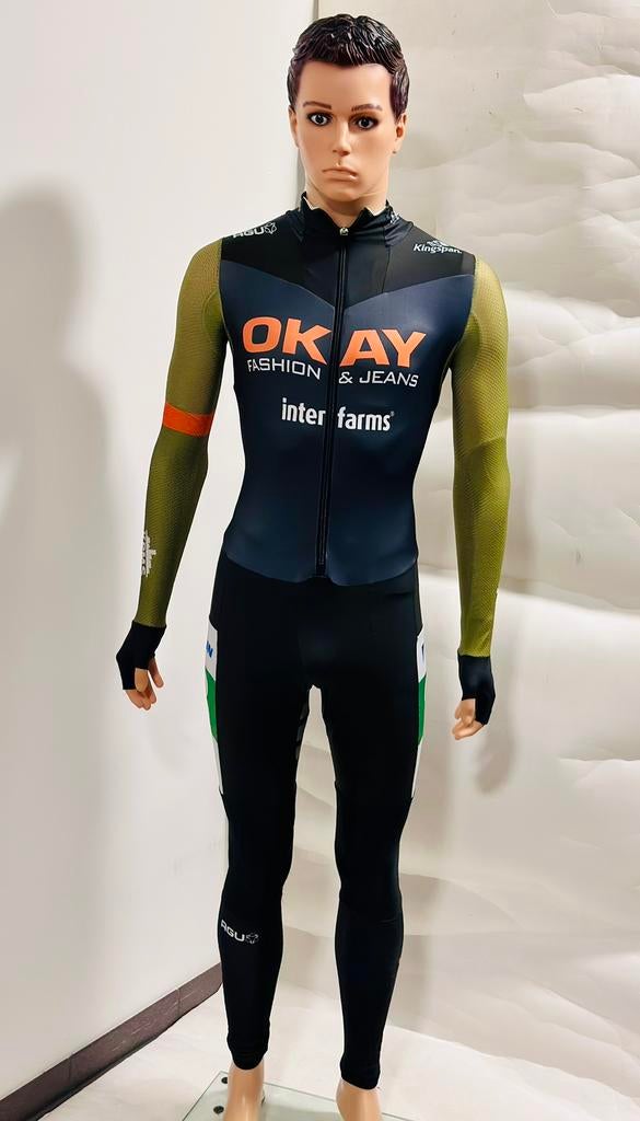 Schaatskleding schaatspak marathon snelpak maat M Agu, Ophalen of Verzenden, Zo goed als nieuw