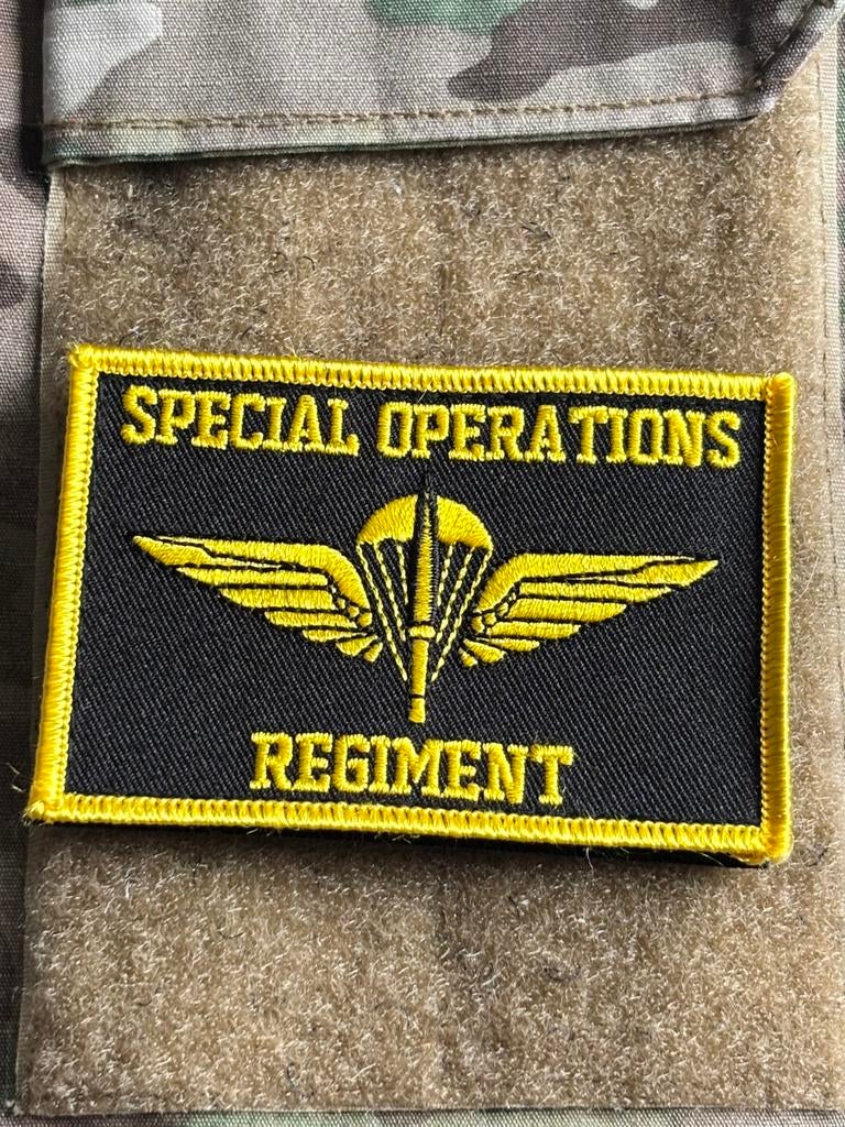 Embleem Belgische special operations regiment embleem, Verzenden, Landmacht, Overige gebieden, Embleem of Badge