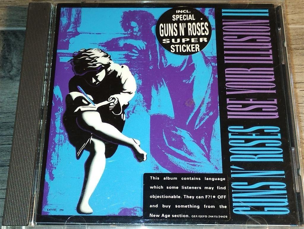 Guns N Roses - Use Your Illusion 2 [+ stickers], Ophalen of Verzenden, Zo goed als nieuw, Poprock