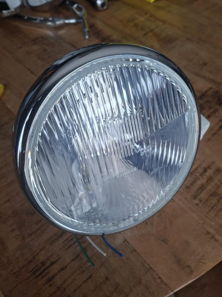Koplamp H4 British style, Motoren, Ophalen, Nieuw