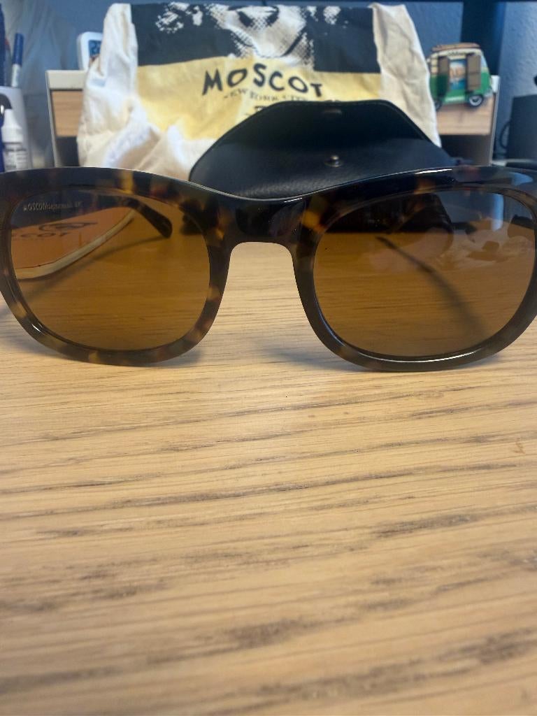 Moscot Nebb zonnebril, Overige merken, Zonnebril, Bruin, Ophalen of Verzenden