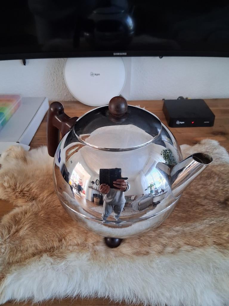 Bredemeijer Douwe Egberts theepot, Huis en Inrichting, Keuken | Keukenbenodigdheden, Ophalen of Verzenden