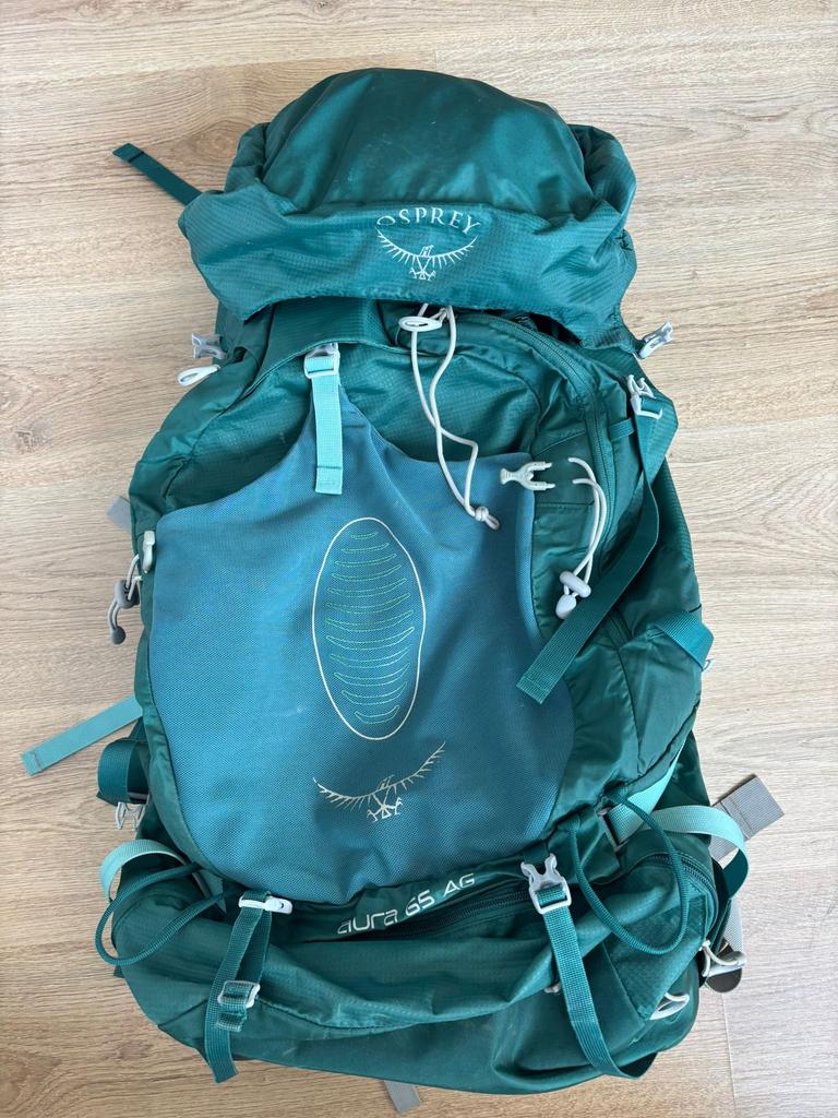 Osprey Aura AG 65L, Ophalen, Zo goed als nieuw, Rugzak
