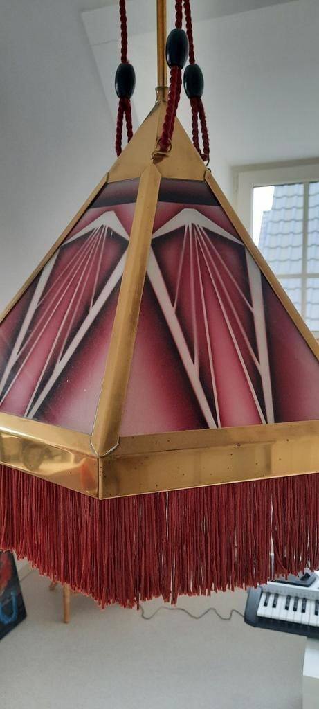 Art deco lamp nieuw ( 1980), Ophalen