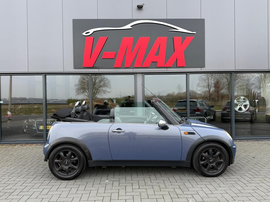 Mini Cabrio Cabriolet 1.6 Cooper Airco PDC Stoelverw ½Leder, Voorwielaandrijving, Gebruikt, 4 cilinders, Cabriolet