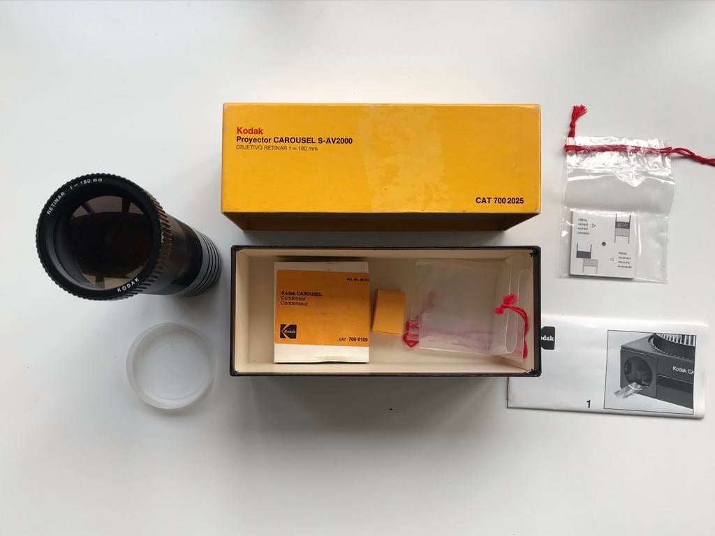 Kodak Carousel Projector Objectief RETINAR f=180mm, Ophalen of Verzenden, Nieuw, Overige typen