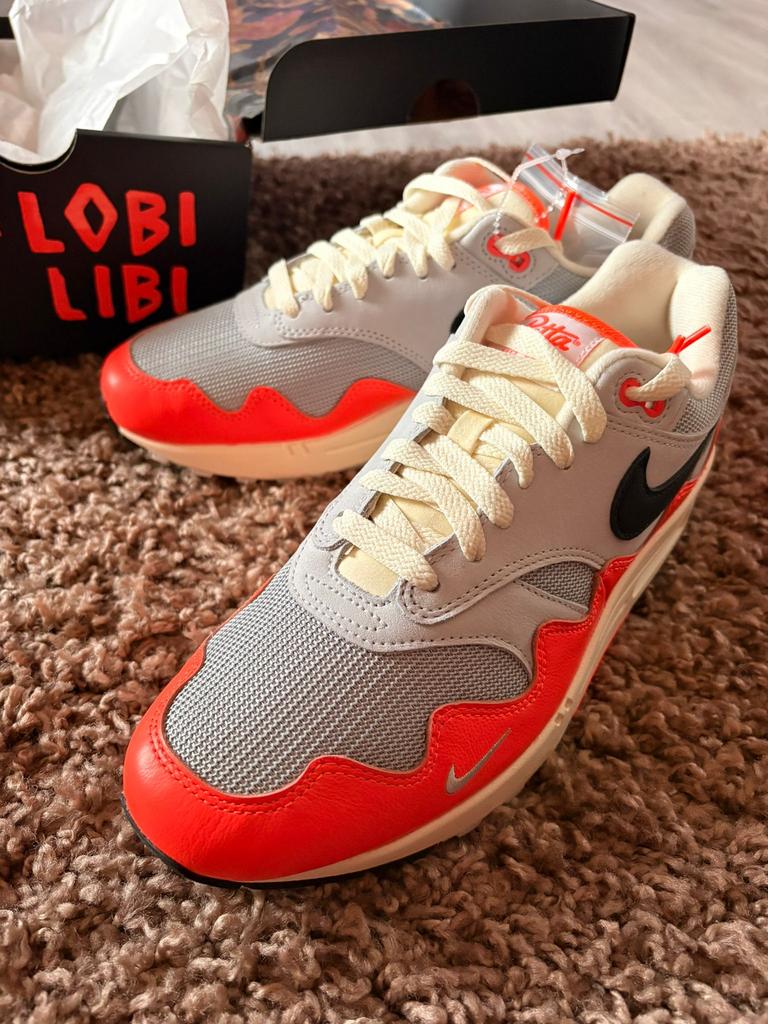 Nike Air Max 1 Hyper Crimson (42EU) DS, Overige kleuren, Nieuw, Ophalen of Verzenden, Sneakers of Gympen