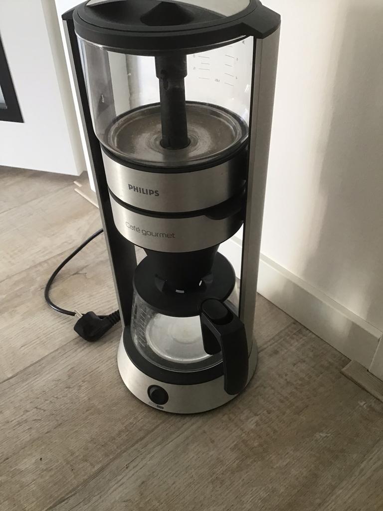 Philips Café gourmet koffiezetapparaat, Witgoed en Apparatuur, Koffiezetapparaten, Ophalen, Gebruikt, 10 kopjes of meer, Koffiemachine