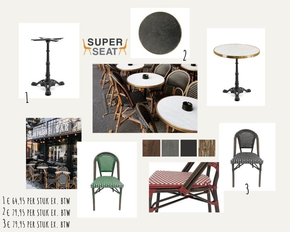 Horeca Tafelonderstellen Bistro onderstel Tafelpoten  213, Ophalen, Rond, Nieuw, 75 cm of meer