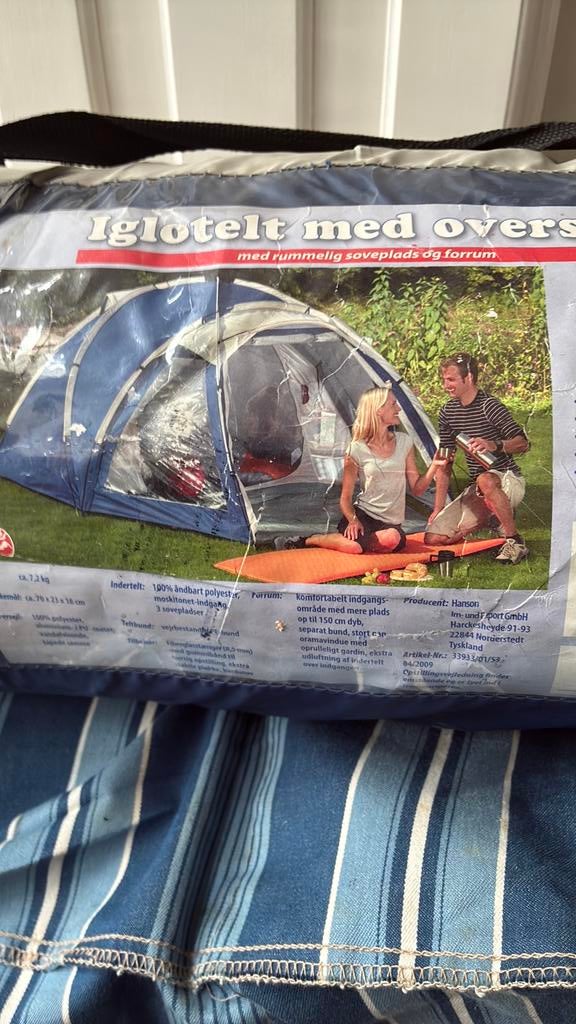 3 persoons iglotent, Ophalen of Verzenden, Zo goed als nieuw, Tot en met 3