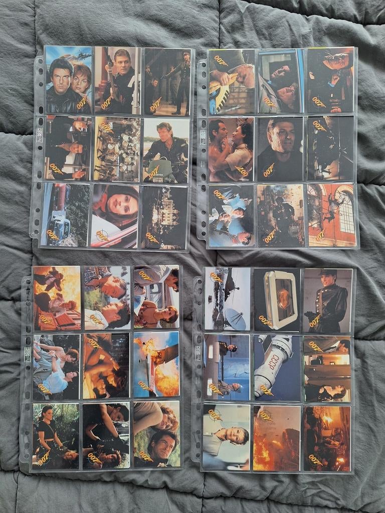collectie oude james bond kaartjes, Ophalen of Verzenden, Zo goed als nieuw, Foto of Kaart
