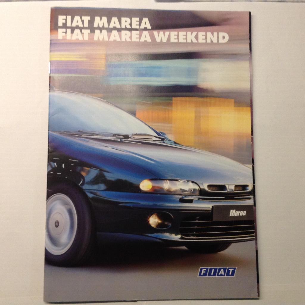 Fiat Marea en Marea Weekend folder NL 1996 36 blz, Ophalen of Verzenden, Nieuw, Overige merken