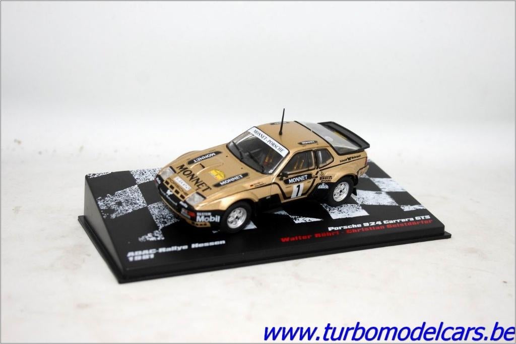 Porsche 924 Carrera GTS Rally 1/43 Altaya, Hobby en Vrije tijd, Modelauto's | 1:43, Nieuw, Auto, Overige merken, Ophalen of Verzenden