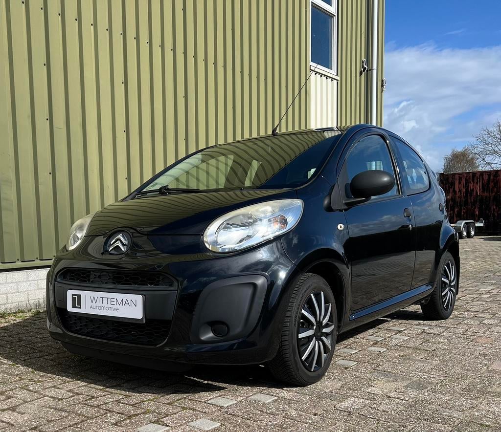 Citroën C1 1.0i 68PK 5D 2012 Zwart Airco dealer onderhouden, Auto's, Voorwielaandrijving, 4 stoelen, C1, Origineel Nederlands
