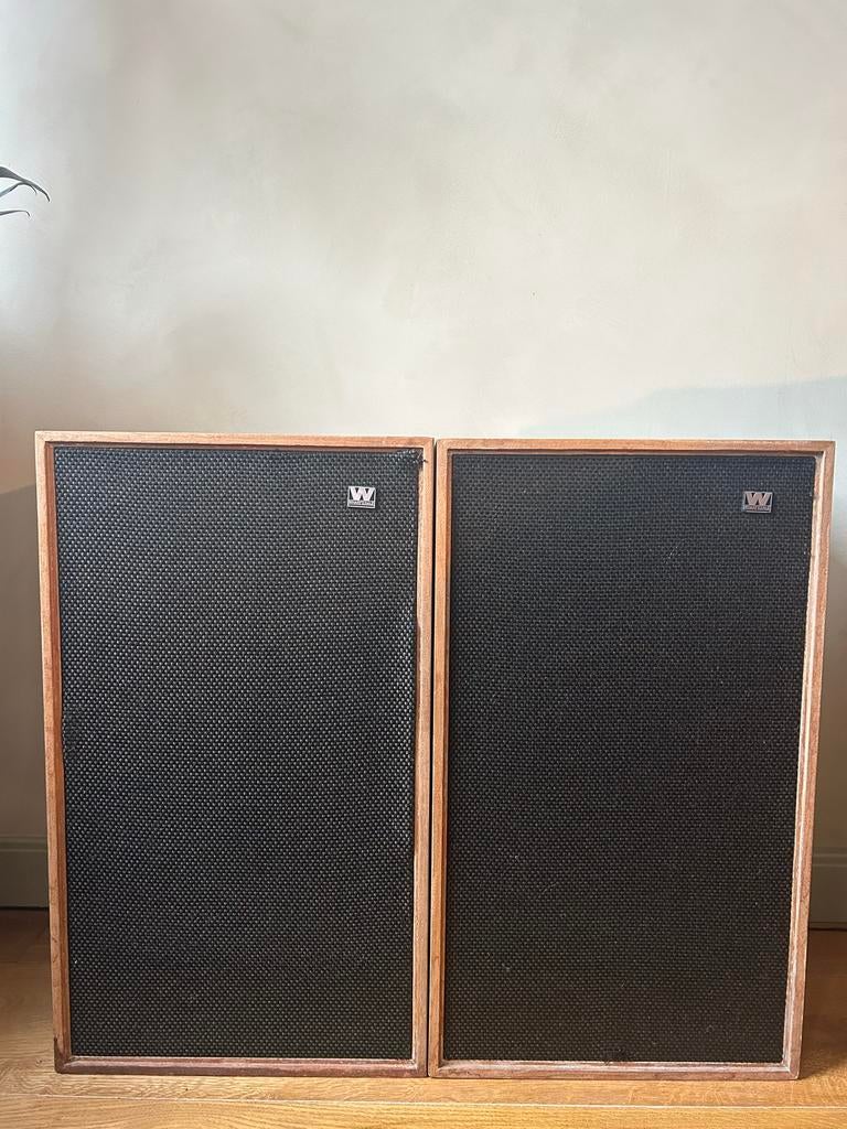 Wharfedale Dovedale 3 speakers, Gebruikt, Minder dan 60 watt, Front, Rear of Stereo speakers, Ophalen