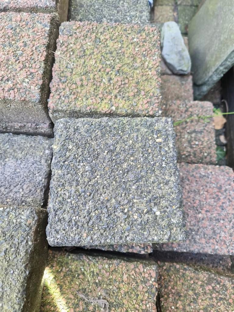 GRATIS tuintegels- alleen ophalen, Tuin en Terras, Tegels en Klinkers, Gebruikt, Terrastegels, Beton, 10 m² of meer, Ophalen