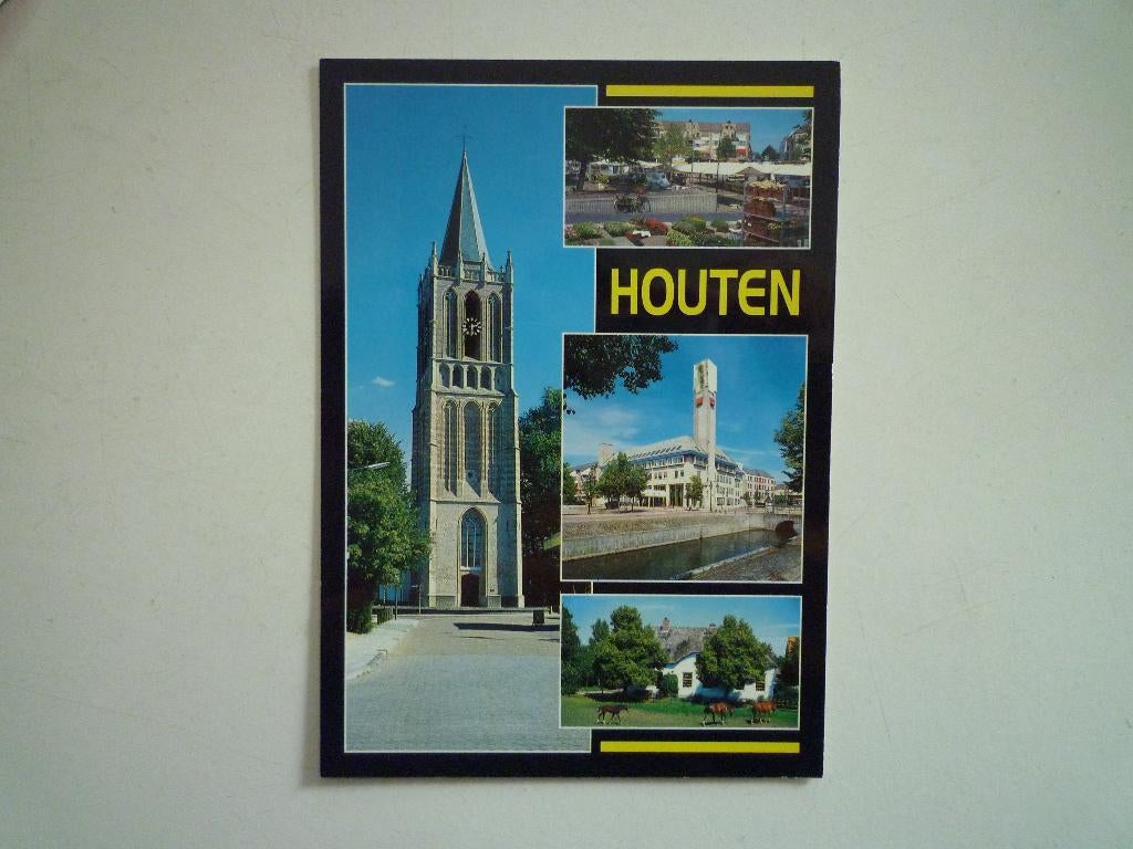 Houten Kerk HHG Houten en toren Pleinkerk, Ophalen of Verzenden, Voor 1920, Utrecht