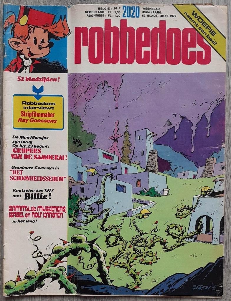 Robbedoes (30-12-1976), Eén stripboek, Ophalen of Verzenden, Gelezen