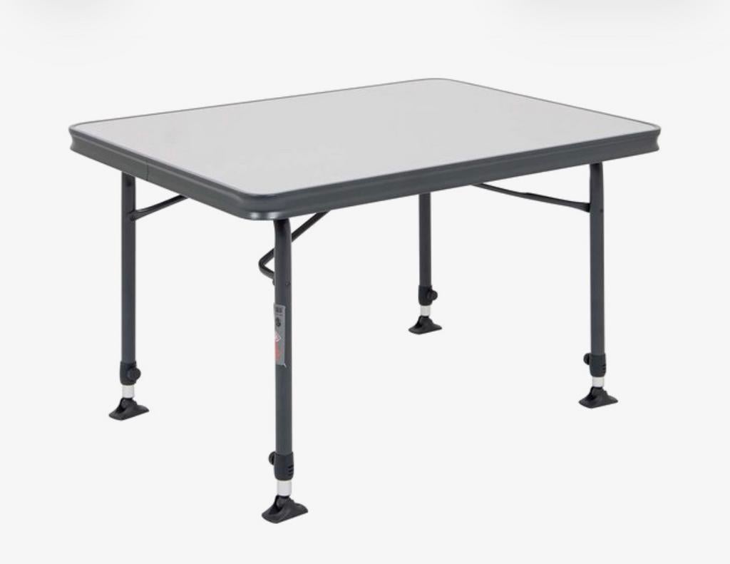 Gezocht; Crespo tafel 100x65 cm - BLACK, Caravans en Kamperen, Kampeermeubelen, Ophalen, Zo goed als nieuw, Campingtafel