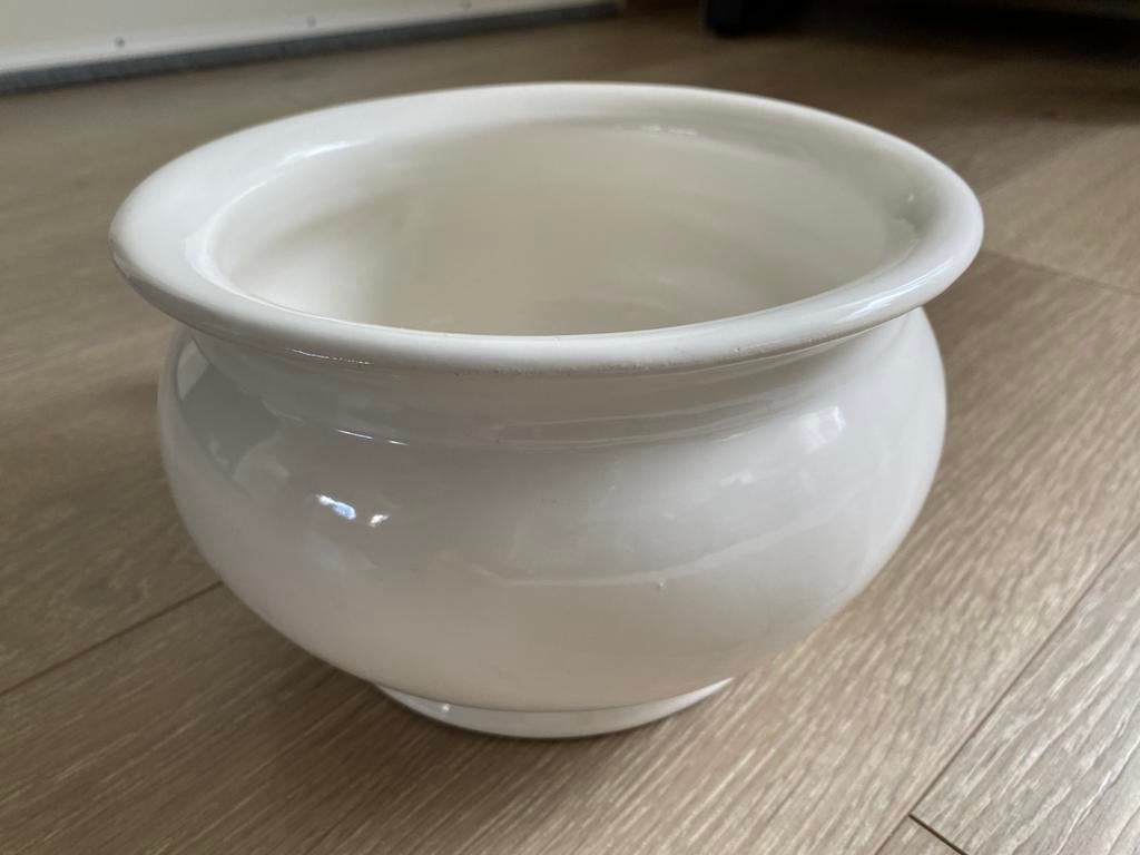 Stenen po, Tuin en Terras, Bloempotten, Steen, Gebruikt, Rond, Ophalen of Verzenden