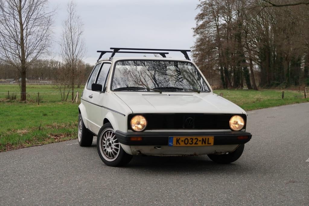 Golf 1 1981 LPG belastingvrij., Voorwielaandrijving, 4 cilinders, Wit, Grijs