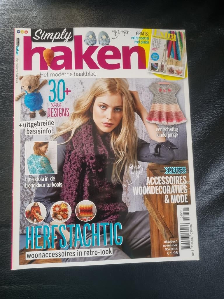 Simply Haken oktober/november  5/2015, Boeken, Verzenden, Zo goed als nieuw, Damesbladen