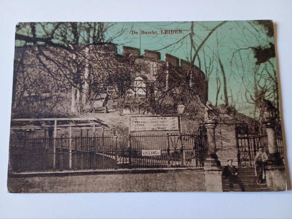 Leiden De Burcht 1913, Ophalen of Verzenden, Voor 1920, Gelopen, Zuid-Holland