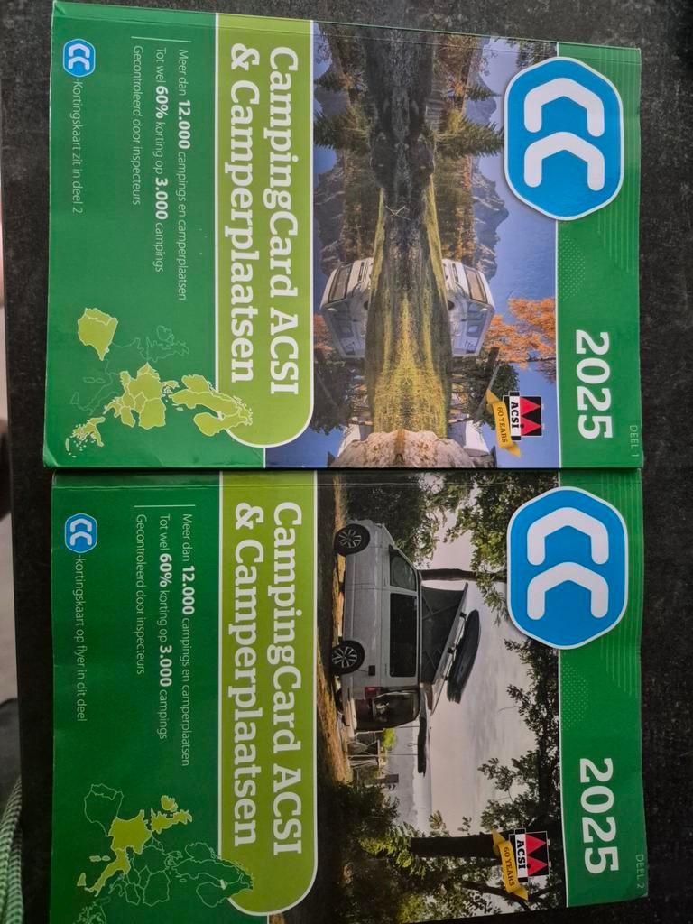Campinggidsen 2025 ACSI met campings en camperplaatsen, Ophalen of Verzenden, Zo goed als nieuw, Europa, Overige merken