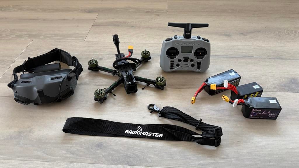 5 inch 6s FPV drone complete set, 250 tot 900 gram, Ophalen of Verzenden, Zo goed als nieuw, 1 tot 5 kilometer