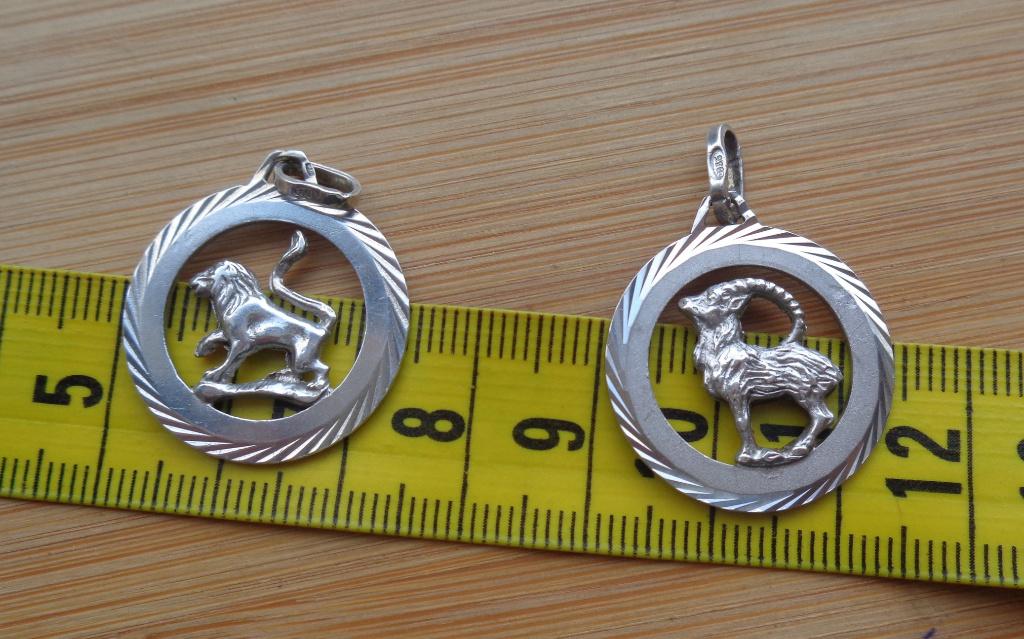 zilveren sterrenbeeld hanger steenbok [1002], Verzenden, Zo goed als nieuw, Kruis of Symbool, Zilver