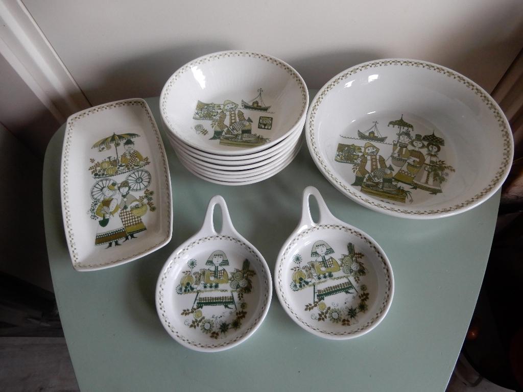 Figgjo Flint Turi design market, Ophalen, Keramiek, Zo goed als nieuw, Bord(en)