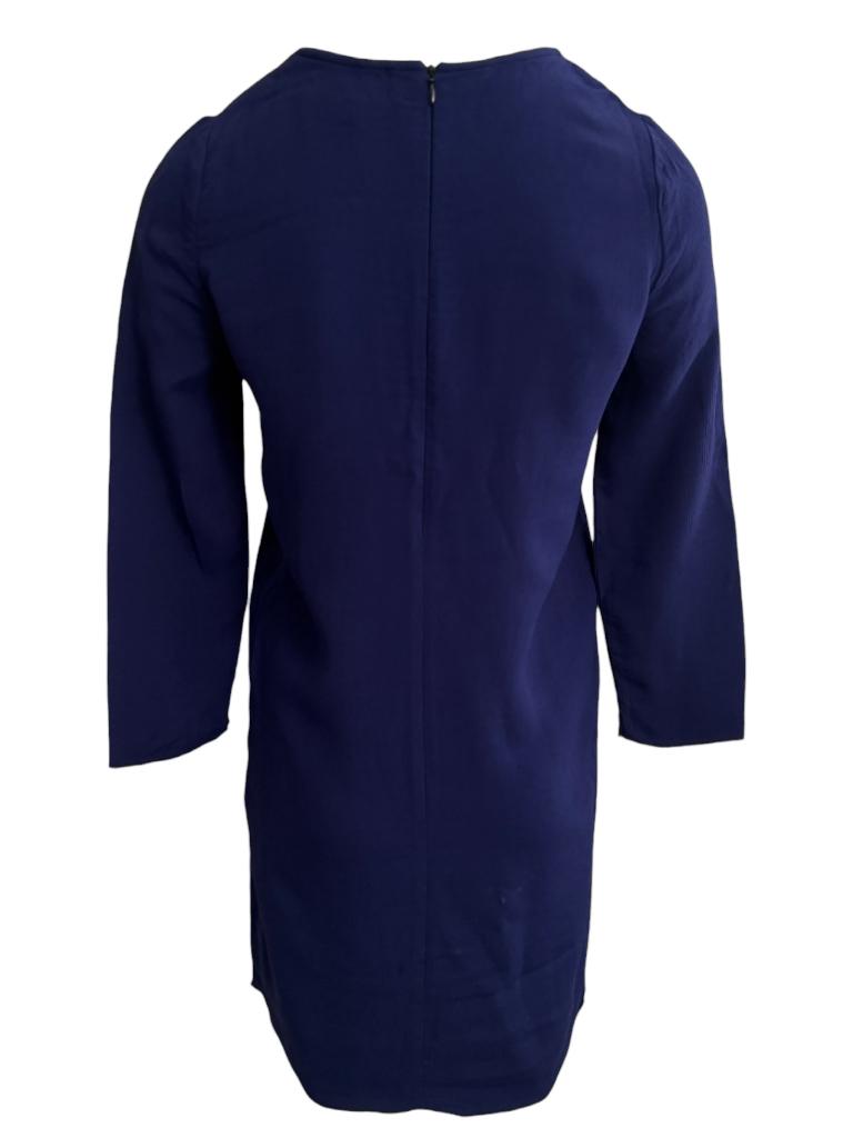 Forte Forte jurk S, Blauw, Ophalen of Verzenden, Zo goed als nieuw, Onder de knie