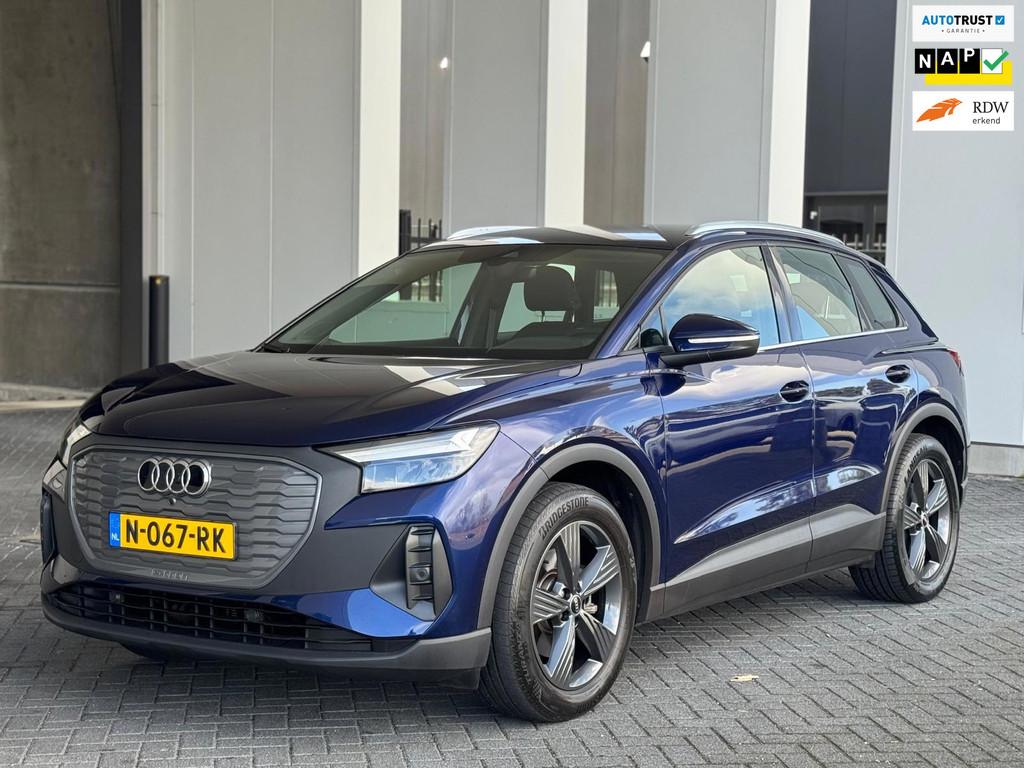 Audi Q4 e-tron 35 AUTOMAAT Edition, camera, navarra bleu, st, Auto's, Audi, Achterwielaandrijving, Gebruikt, 1865 kg, Blauw